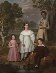 Bélizaire und die Frey-Kinder, um 1837