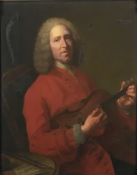 Porträt des Komponisten Jean-Philippe Rameau 1683-1764, 1728