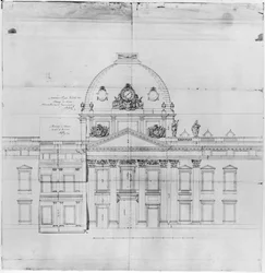 Entwurf für die Ecole Militaire in Paris, 1769