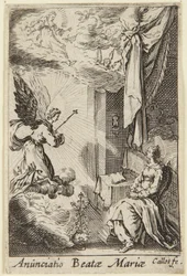 Verkündigung, aus der Serie La Vie de la Sainte Vierge (Das Leben der Heiligen Jungfrau)