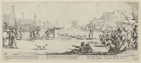 Erschießung, Blatt 12 der Folge „Grauen des Krieges“