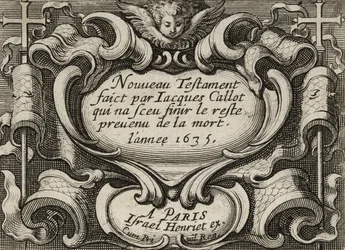 Frontispiz, ca. 1635