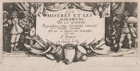 Frontispiz für Les Grandes misères de la guerre