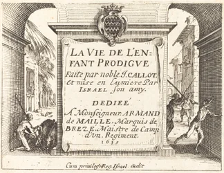 Frontispiz für "Der verlorene Sohn"