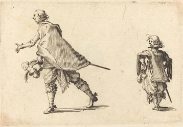 Gentleman und sein Page, ca. 1617