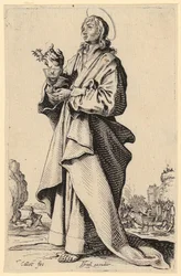 Heiliger Johannes der Evangelist, Blatt 8 der Folge „Jesus, die zwölf Apostel und Maria“