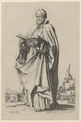 Heiliger Petrus, Blatt 4 der Folge "Jesus, die zwölf Apostel und Maria"