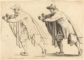 Mann bewegt sich abrupt, ca. 1617