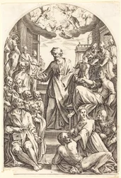 Petrus erweckt Tabita
