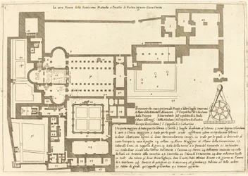 Plan der Kirche der Heiligen Geburt