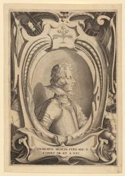Porträt von Francesco de’ Medici, Blatt 2 der Folge "Kupferstiche ausgeführt anlässlich der Beisetzung von Francesco de