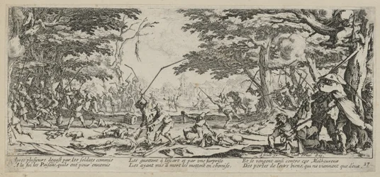 Rache der Bauern, Blatt 17 der Folge "Grauen des Krieges"