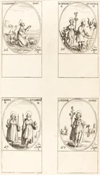 St. Calistratus; Sts. Cyprian und Justina; Sts. Comus und Damian; St. Elzear, Graf