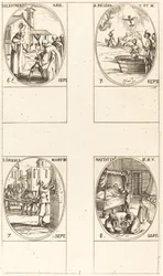 St. Eleutherius, Abt; St. Regina; St. Johannes; Die Geburt der Jungfrau