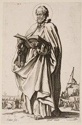 Der heilige Petrus aus der Serie „Die großen Apostel“