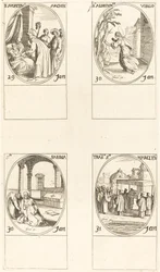 St. Sulpicius; St. Aldegondes; St. Sabina; Die Berufung des Heiligen Markus