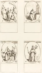 Die Heiligen Gorgonius und Dorothea; St. Nikolaus von Tolentino; St. Polianus und Nemesian; St. Pul