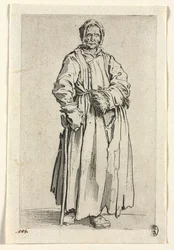 Die Bettler: Einäugige Frau, ca. 1623
