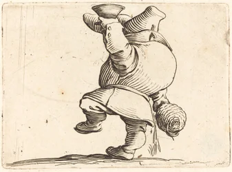 Der Trinker, Rückansicht