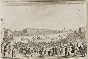 Das Pferderennen im Pitti-Palast in Florenz, aus Die Launen