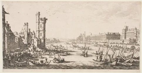 Die großen Ansichten von Paris: Ansicht des Louvre