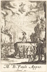 Das Martyrium des heiligen Paulus, ca. 1634-1635