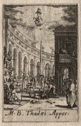 Das Martyrium der Apostel: St. Thaddäus