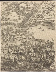 Die Belagerung von La Rochelle [Tafel 11 von 16; die Folge umfasst 1952.8.97-112]
