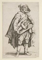 Der Drehleierspieler, aus Die Bettler (Le Joueur de Vielle)