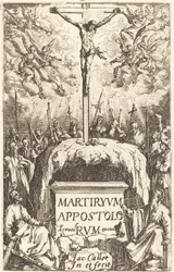 Titelseite für "Die Märtyrertode der Apostel"