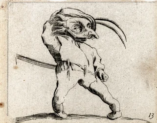 Verschiedene Gobbi-Figuren (Gravur)