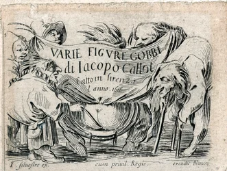 Varie Figure Gobbi, Titelseite von 21 Stichen