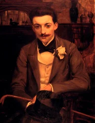 Porträt von P. Louys, ca. 1861-1942