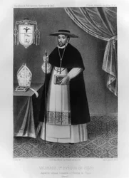 Vincente de Valverde, erster Bischof von Cuzco, 1852