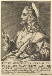 Christus, aus Christus und die zwölf Apostel, vor 1609