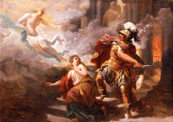 Helena von Venus vor dem Zorn des Aeneas gerettet, 1779