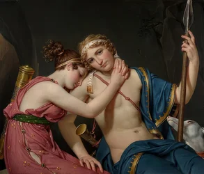 Der Abschied des Telemachus von Eucharis