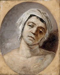 Der ermordete Marat, ca. 1794.