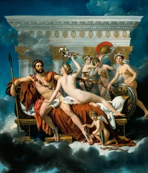 Mars wird von Venus und den drei Grazien entwaffnet