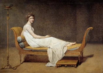 Porträt von Madame Récamier, Jeanne Françoise genannt Juliette