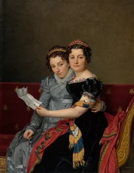 Porträt der Schwestern Zénaïde und Charlotte Bonaparte