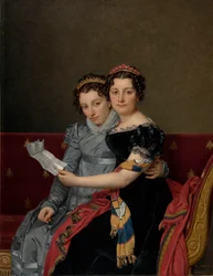 Porträt der Schwestern Zénaïde und Charlotte Bonaparte