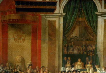 Krönung Napoleons in Notre-Dame …