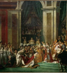 Die Krönung Napoleons I. durch Papst Pius VII. in der Kathedrale Notre-Dame de Paris