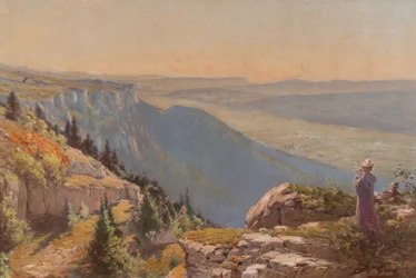 Das Vercors-Plateau (gesehen von Les Ramées)