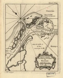 Mündungen des Flusses St. Louis oder Mississippi. 1763. LOC 74693011
