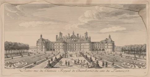 Schloss Chambord von den Gärten aus