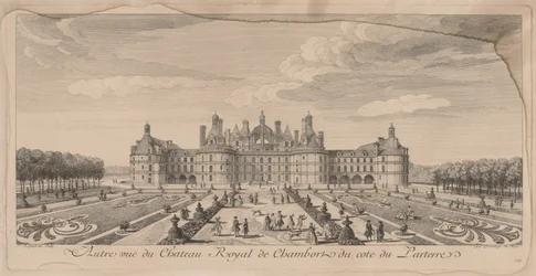 Schloss Chambord von den Gärten aus