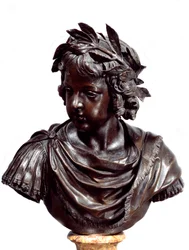 Bronzebüste von Ludwig XIV. als Kind, genannt der Römer