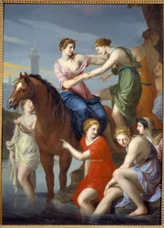 Antikes Rom: „Clelia überquert den Tiber“